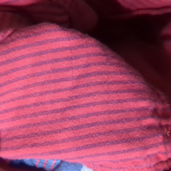 Vintage ADIDAS* 100% cotton button front short sleeve dress/shirt, side ties 2pk - Picture 15 of 16